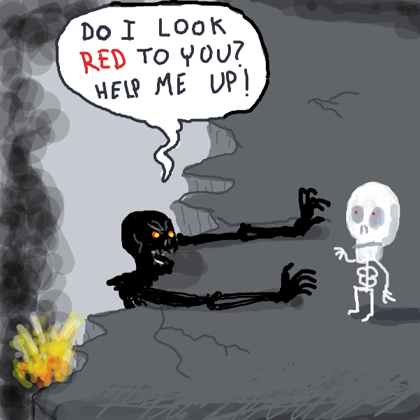 Drawing in Clinging to Life by Emjaypatrick