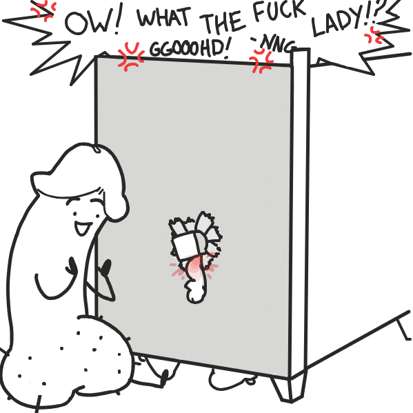 Drawing in Wrong Hole . . . by Cake Emoji