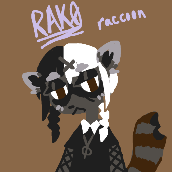 Drawing in fursona :p by nis