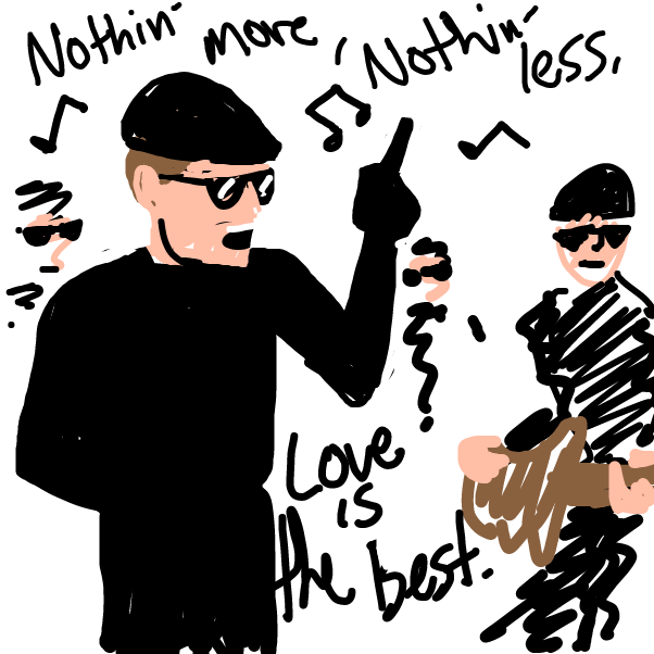 Drawing in madness fan art by Pax