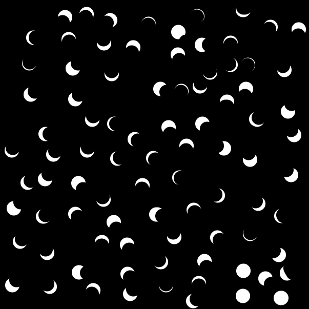 make as many CRESCENT MOON as you can

my panel:  problaby 83 with 3 fullmoon - Online Drawing Game Comic Strip Panel by FifaSam