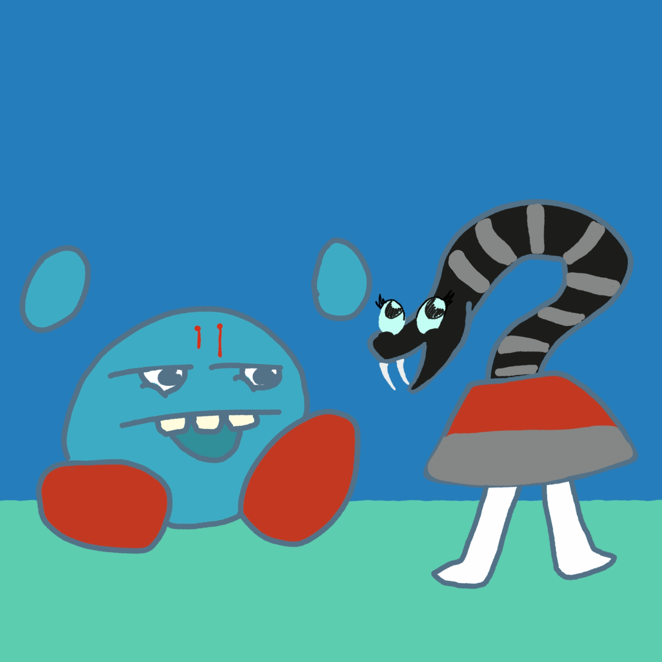  - Online Drawing Game Comic Strip Panel by Wizard Croissant