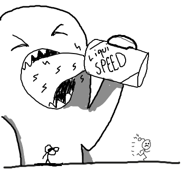 Drawing in The Big Race by Art.frankie