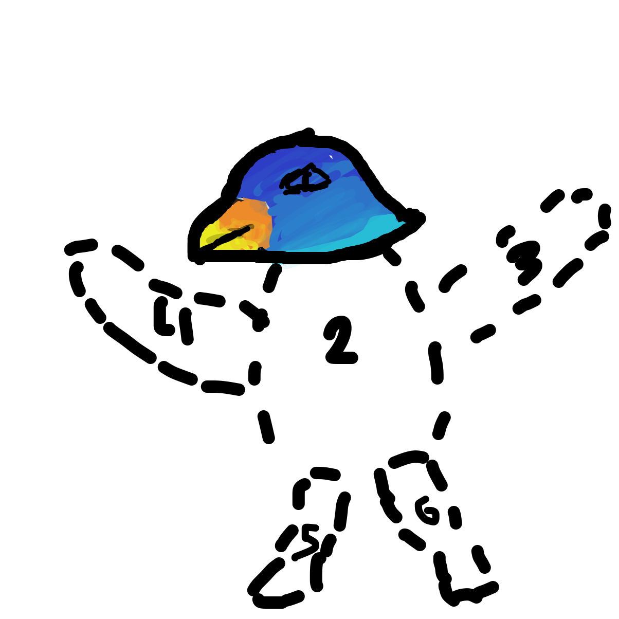 It doesn’t have to be the shape that the numbers are in use you imagination 🙂 - Online Drawing Game Comic Strip Panel by Uglyhuman