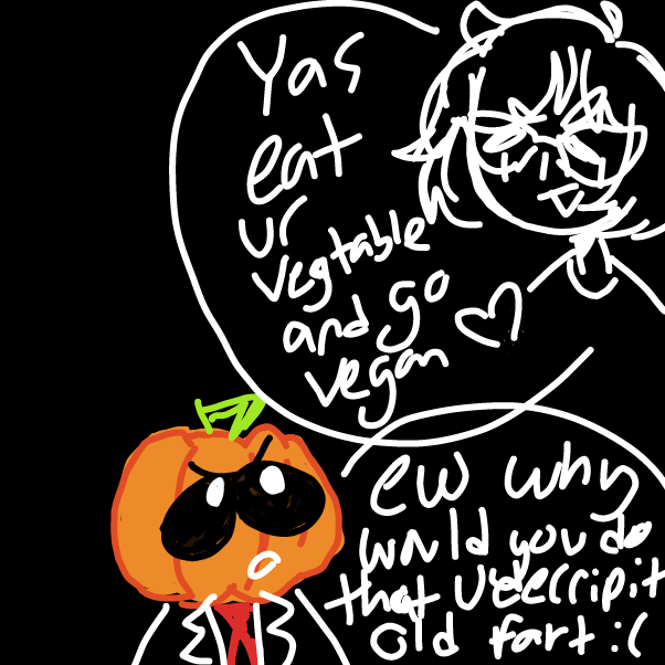 Drawing in Trick or Treat! by jello