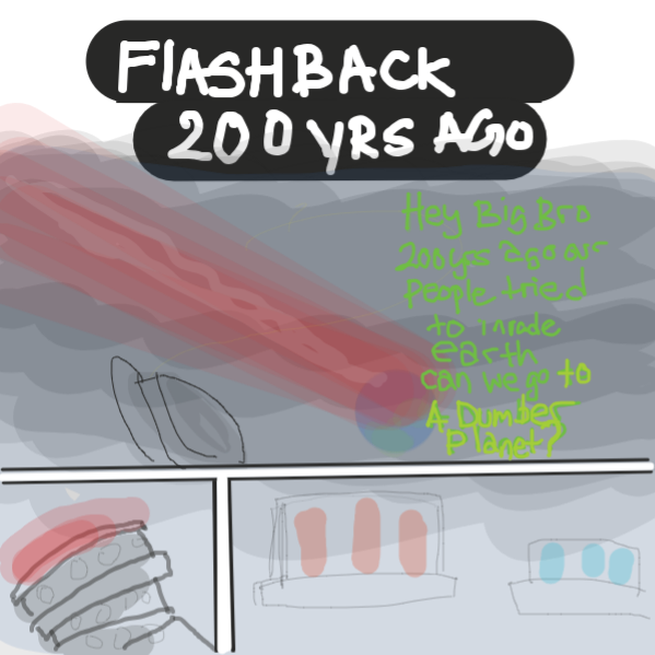 Drawing in Invasion by kurocartoonist