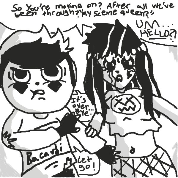 Drawing in Um... Hello? by xavvypls