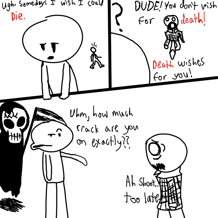 Liked webcomic Death Wish