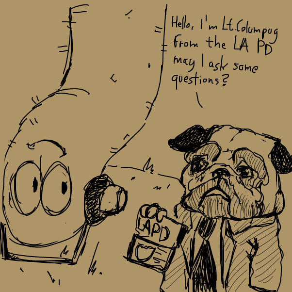 Columpug returns - Online Drawing Game Comic Strip Panel by Peyocay