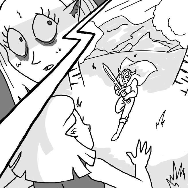  - Online Drawing Game Comic Strip Panel by EggLeon