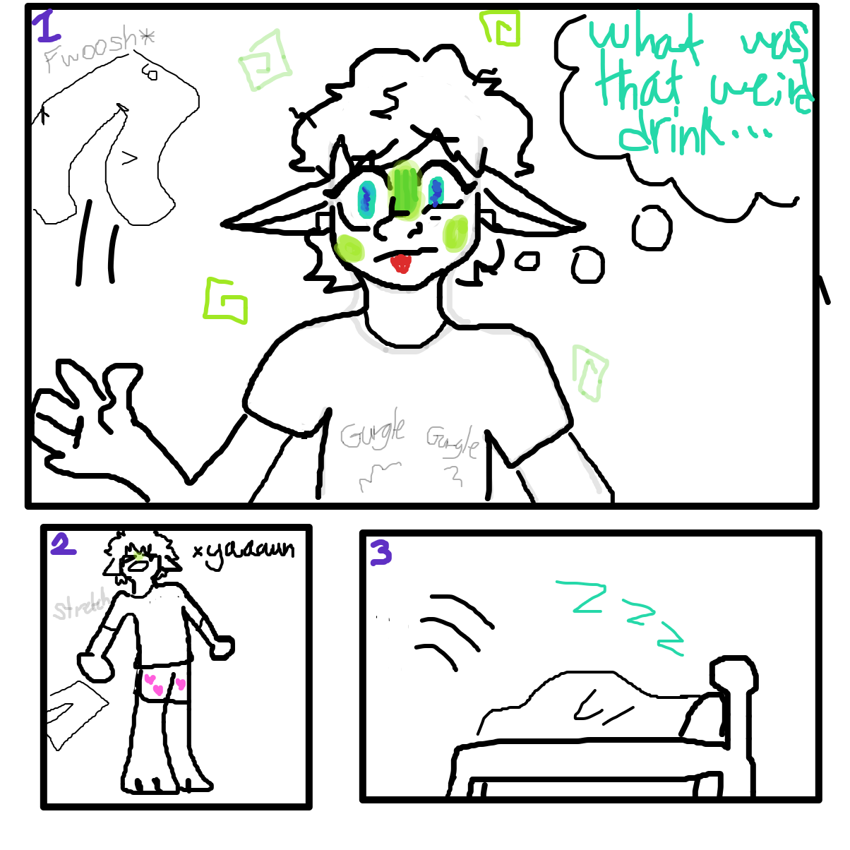 👁👄👁 - Online Drawing Game Comic Strip Panel by YanaTheDankest