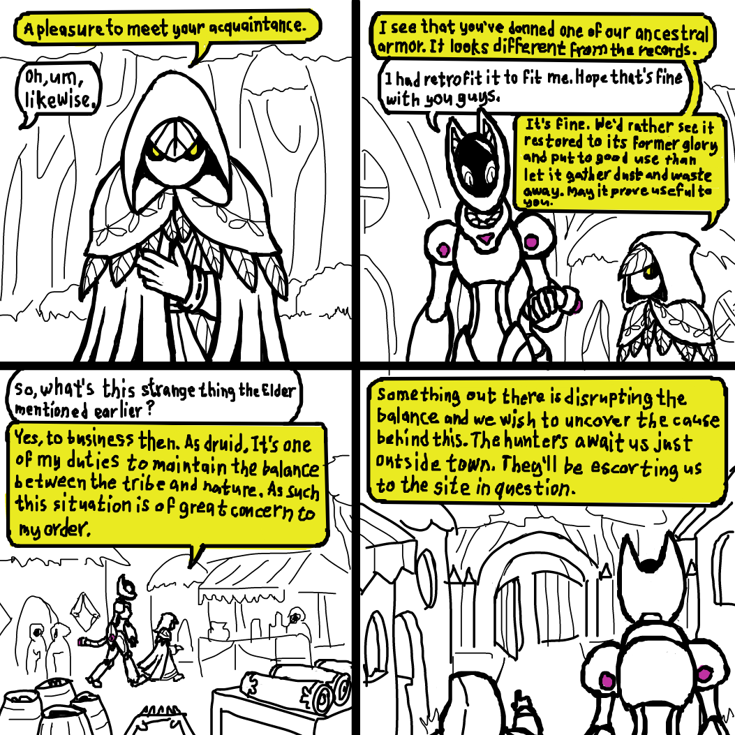  - Online Drawing Game Comic Strip Panel by SeanTrunks