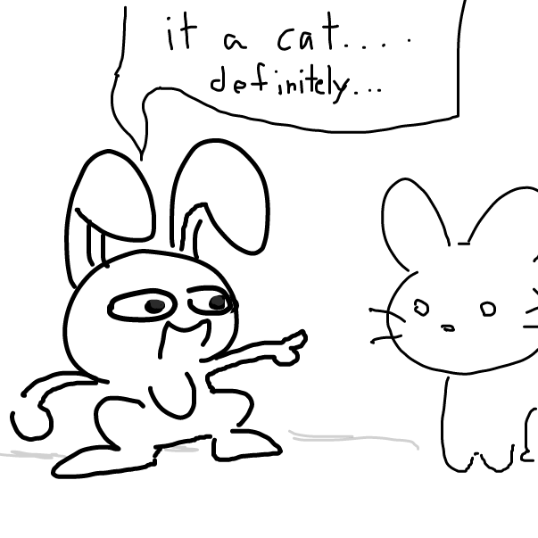 that a weird looking cat...
-sai - Online Drawing Game Comic Strip Panel by FifaSam