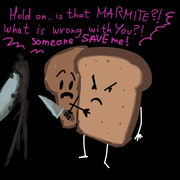 the horror! - Online Drawing Game Comic Strip Panel by Peyocay