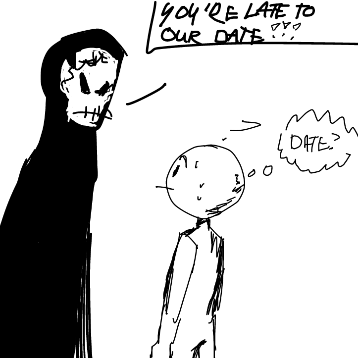 Drawing in Death Wish by EyeABall