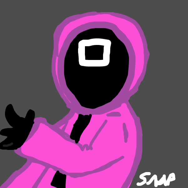 Drawing in 오징어 게임(squid game) by snappuchan1