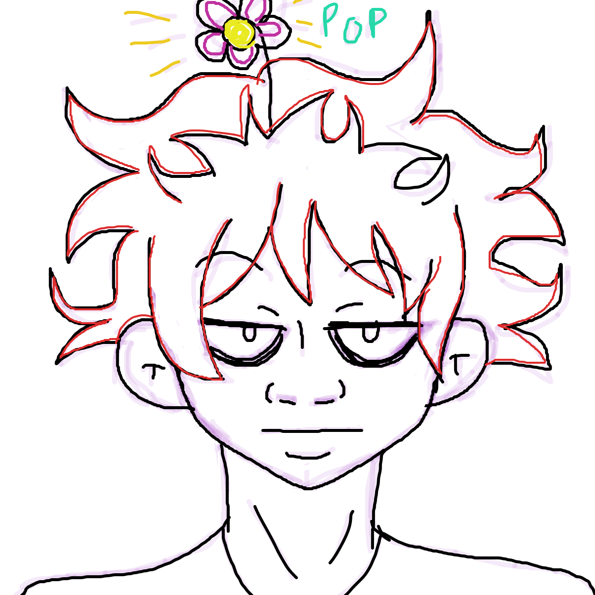 Flower 🙃. Btw I’m starting a YouTube channel, does anyon have any content suggestions or any tips? - Online Drawing Game Comic Strip Panel by xx.jas.xx