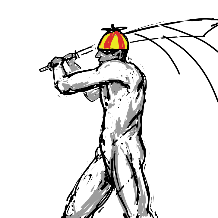 Drawing in The best swordman by Pax