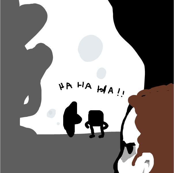 Drawing in Blood-curdling Bikini Bottom by necrophrenia