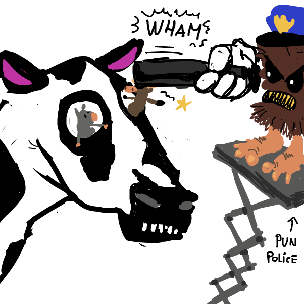 Drawing in cow by Peyocay
