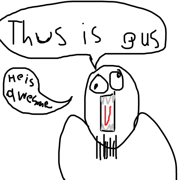 Drawing in ThUs Gus Awesome by Stormy star