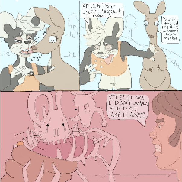 Blitnay, eat a mint pls

 - Online Drawing Game Comic Strip Panel by Chepley