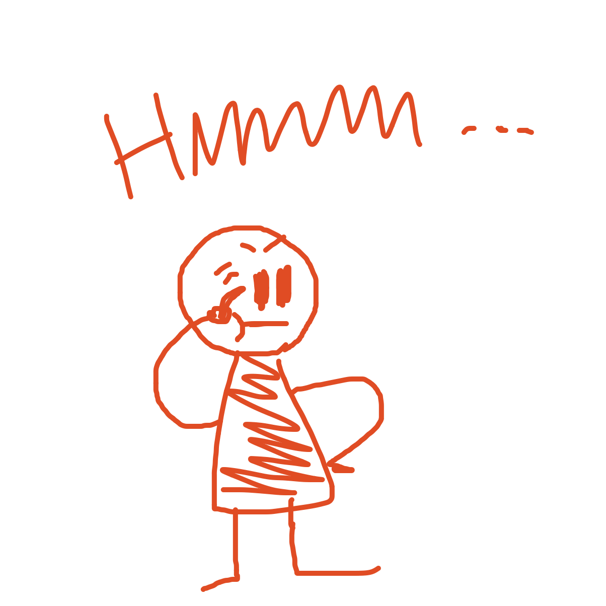 Hmmmmm - Online Drawing Game Comic Strip Panel by YanaTheDankest