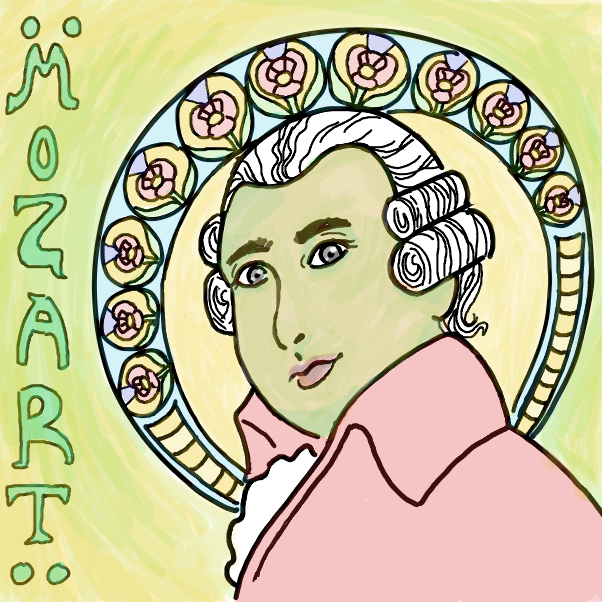 Drawing in Paneljam Art Nouveau by EggLeon