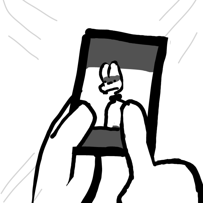 Drawing in Trying phone..... Welp  by Sluggishfella