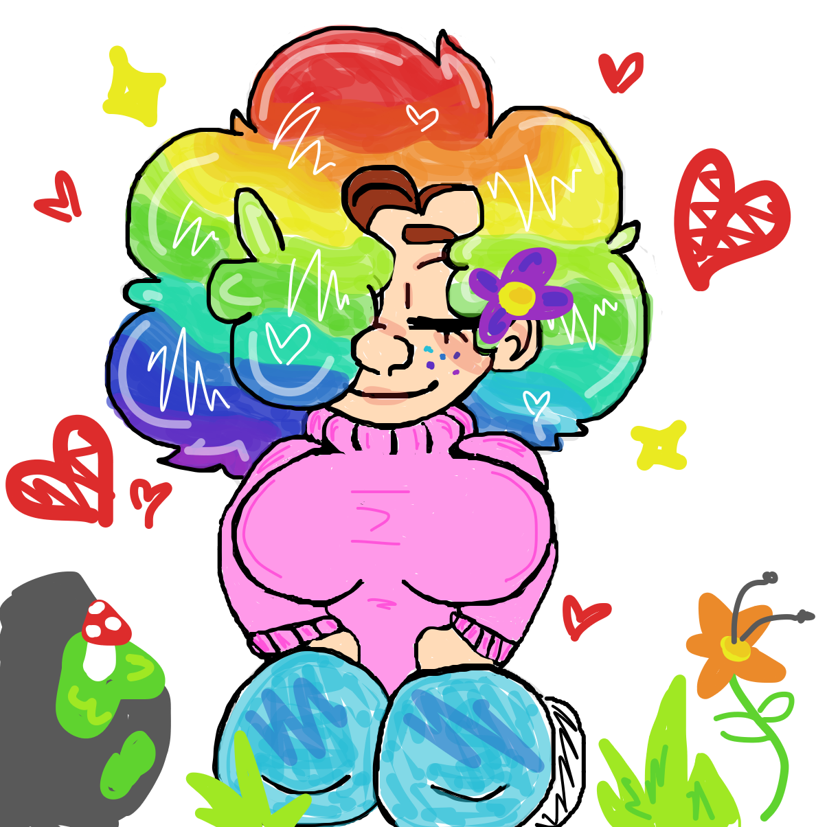 Drawing in First Love by YanaTheDankest