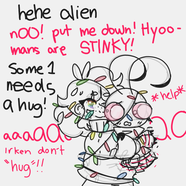 Drawing in a tangle in the holidays by MovedAccounts