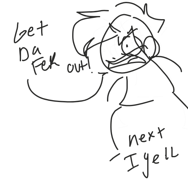 uh.. - Online Drawing Game Comic Strip Panel by Tiredbaguette