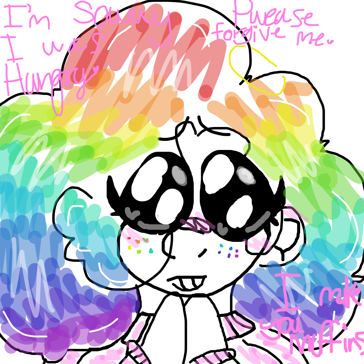 🥺🙏❤️ - Online Drawing Game Comic Strip Panel by YanaTheDankest