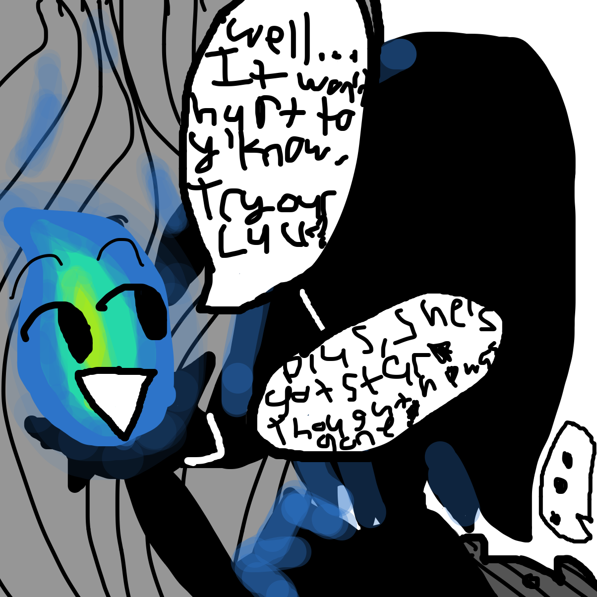 Drawing in Running Out of Panels 5: Blooming Botanical Buddy by EmoWeeb_the_Simp