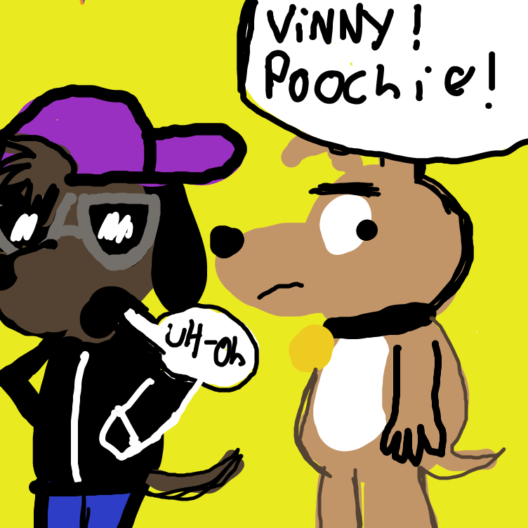 Drawing in Vinny and Poochie: The Further Adventures by HaileyS