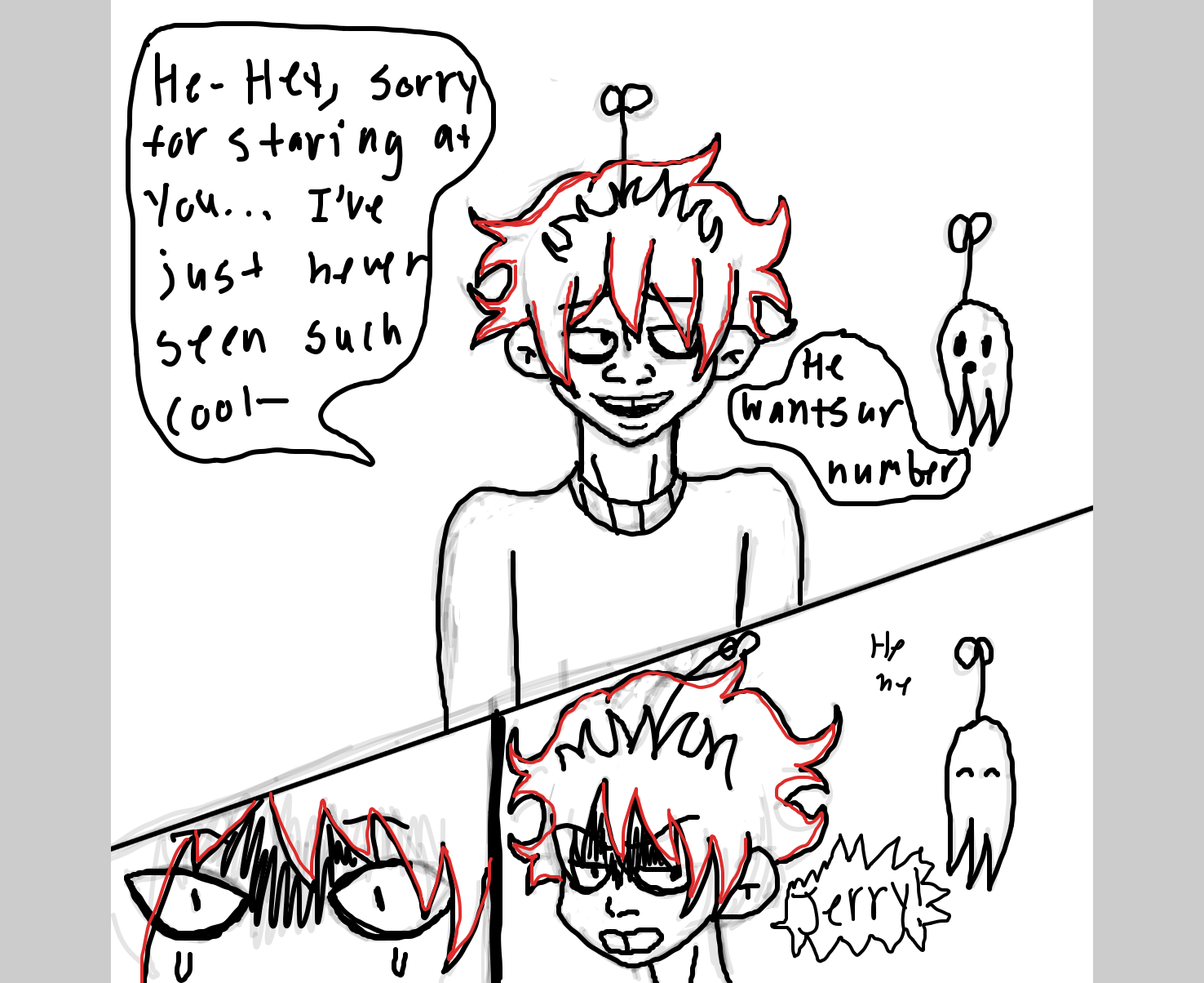  - Online Drawing Game Comic Strip Panel by xx.jas.xx