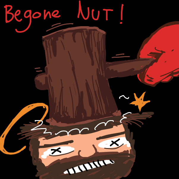 sponsored by No Nut November (there are so many things that are nuts i don't think it's working) - Online Drawing Game Comic Strip Panel by Peyocay