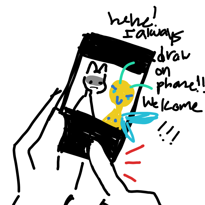 wait, you guys can zoom in? huh.. no wonder my handwriting is terrible in comparison xd  - Online Drawing Game Comic Strip Panel by Razputin