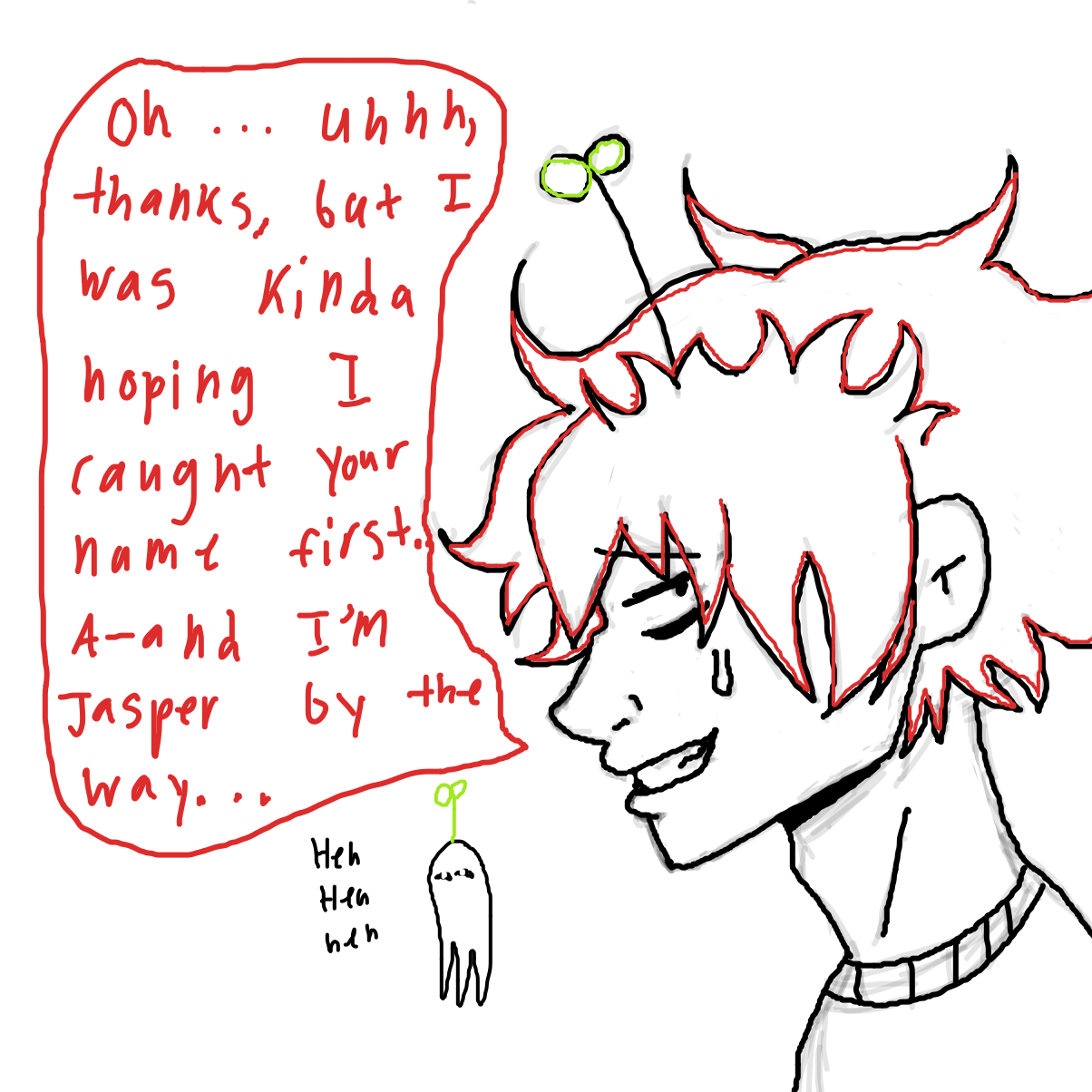 He he ha ha haaaaaa ehhhhhhhh… - Online Drawing Game Comic Strip Panel by xx.jas.xx