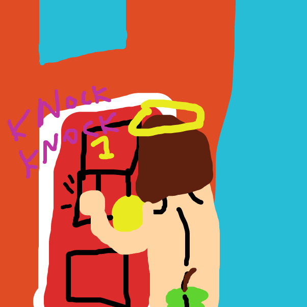 Drawing in Naked Jesus Visits His Neighbours part 1 by BananaDoc