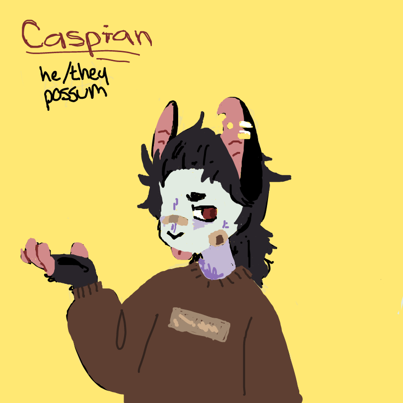 Drawing in fursona :p by wrecktangle