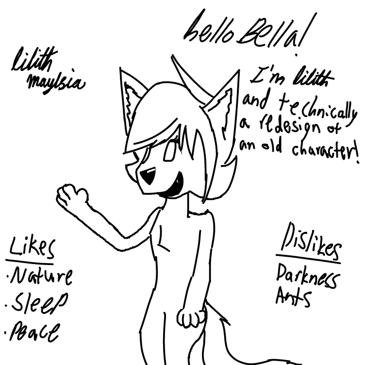 Drawing in New character  by Setin