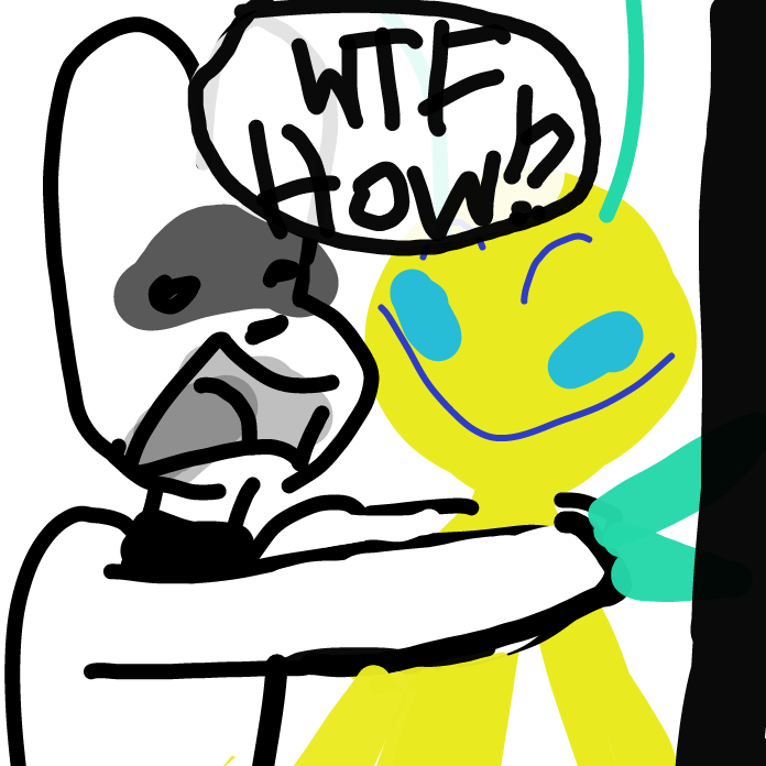 Drawing in How? (Phone jam) by Sluggishfella