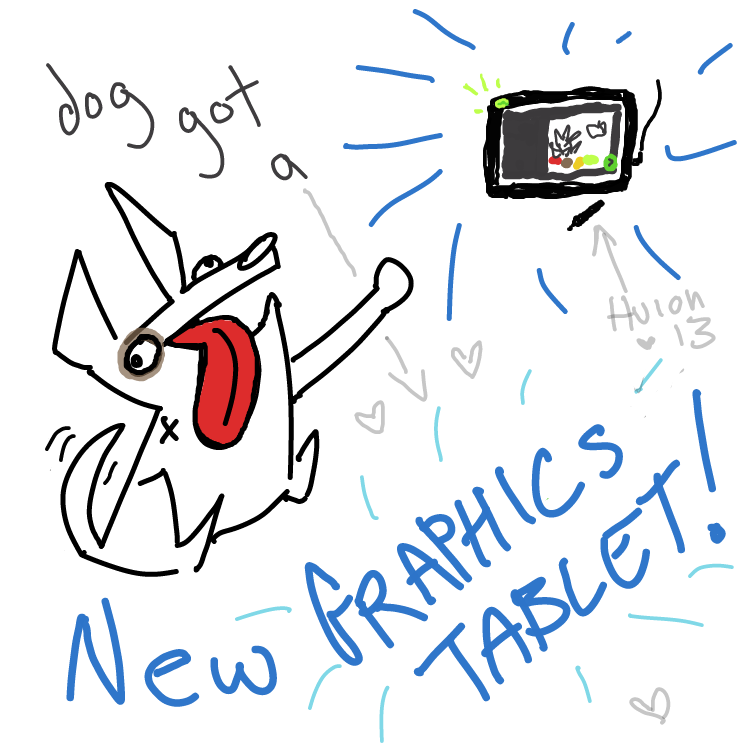 Drawing in celebrate something! by pantsless dog