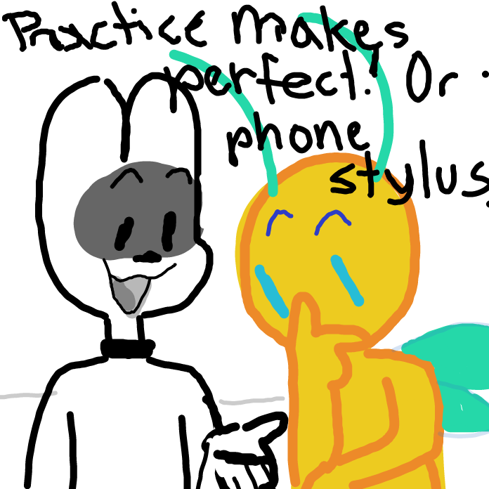 Drawing in How? (Phone jam) by Sluggishfella