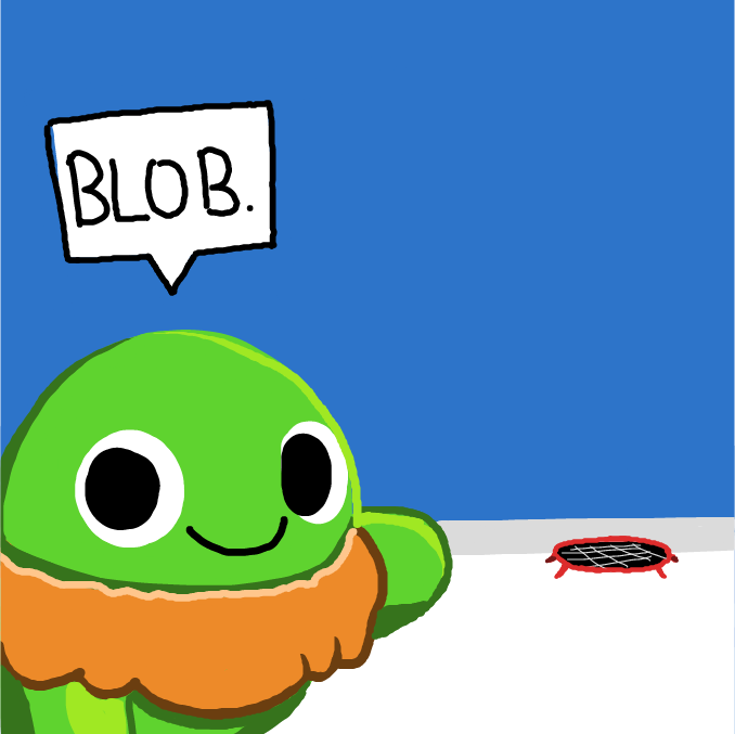 Blob? - Online Drawing Game Comic Strip Panel by Sluggishfella