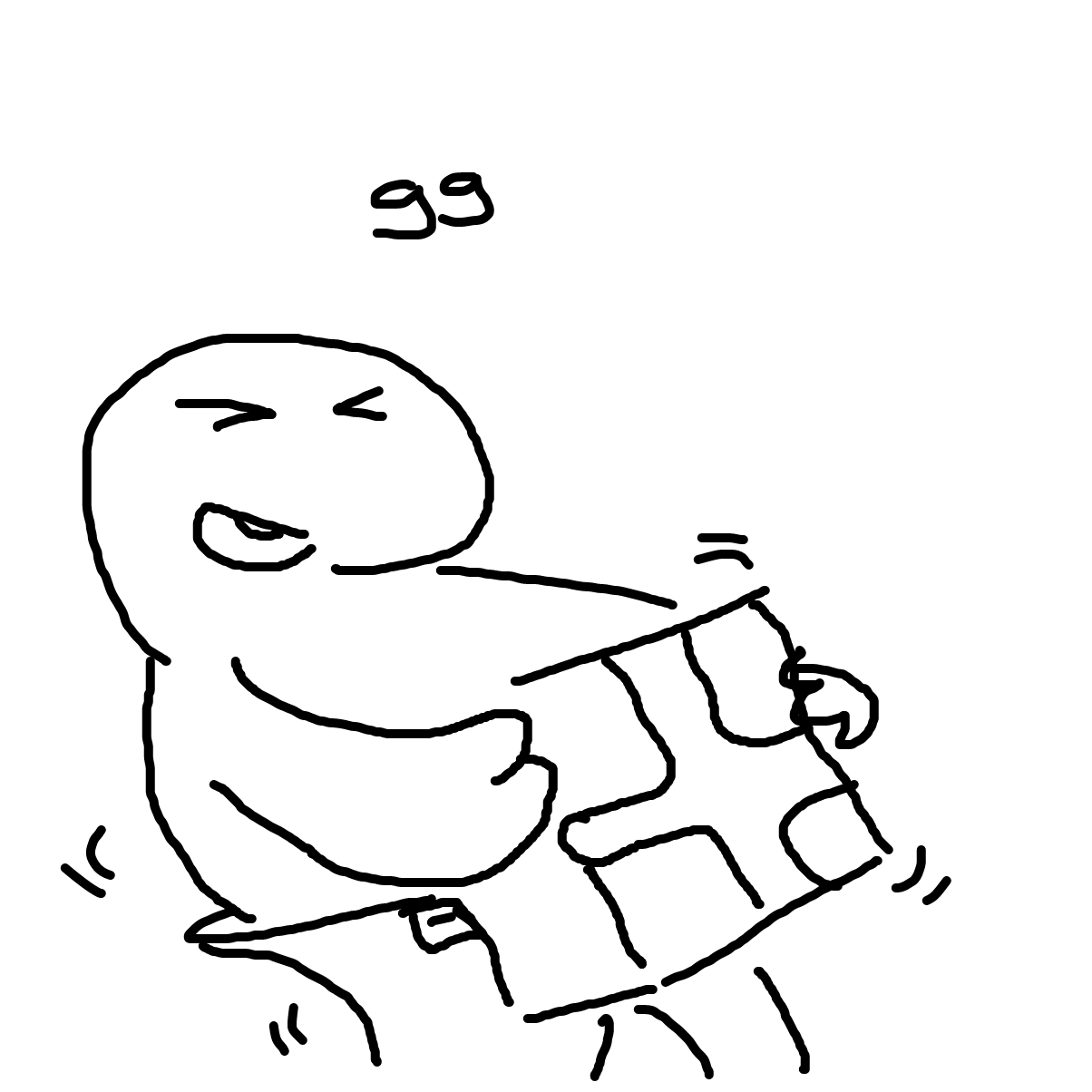 Drawing in present by rex