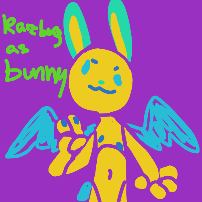 Drawing in fursona :p by Razputin