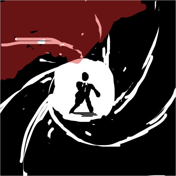 why he shoots into a washing machine in every movie is beyond me - Online Drawing Game Comic Strip Panel by Peyocay