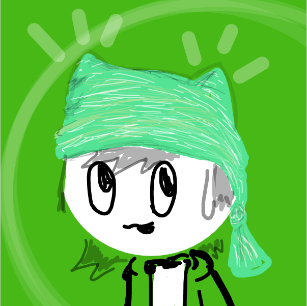 yep the corner of the stripe somehow standing up while the middle is sitting down and gave me a cat ear - Online Drawing Game Comic Strip Panel by FifaSam